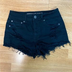 American Eagle Women's Black Shorts